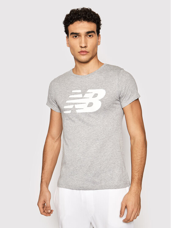 

Футболка спортивного кроя New Balance, серый
