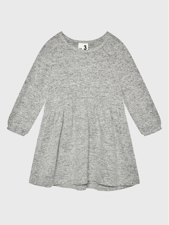 

Трикотажное платье обычного кроя Cotton On Kids, серый