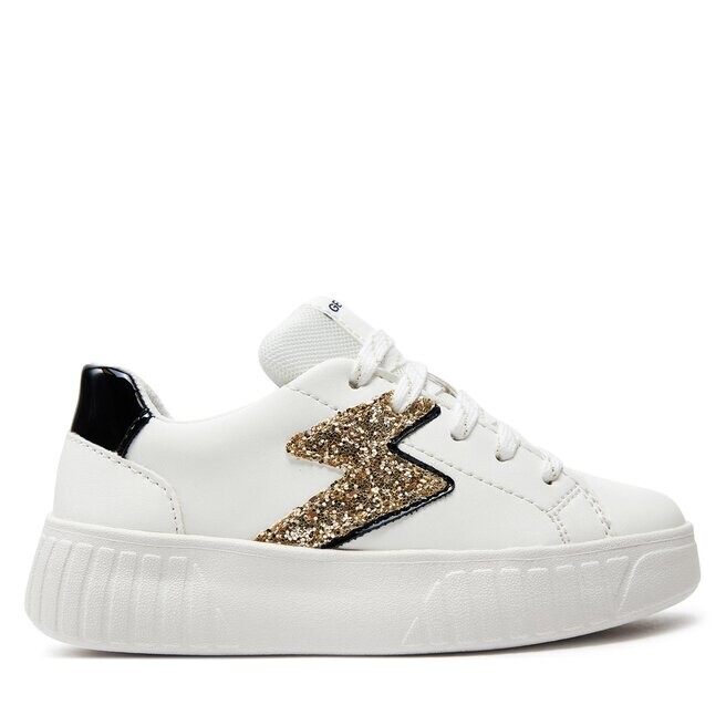 

Кроссовки Geox J Mikiroshi Girl J45DVA 0BCEW C0404 S White/Black, белый