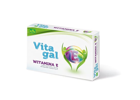 Gal, VitaGal, витамин Е, 60 гибких капсул