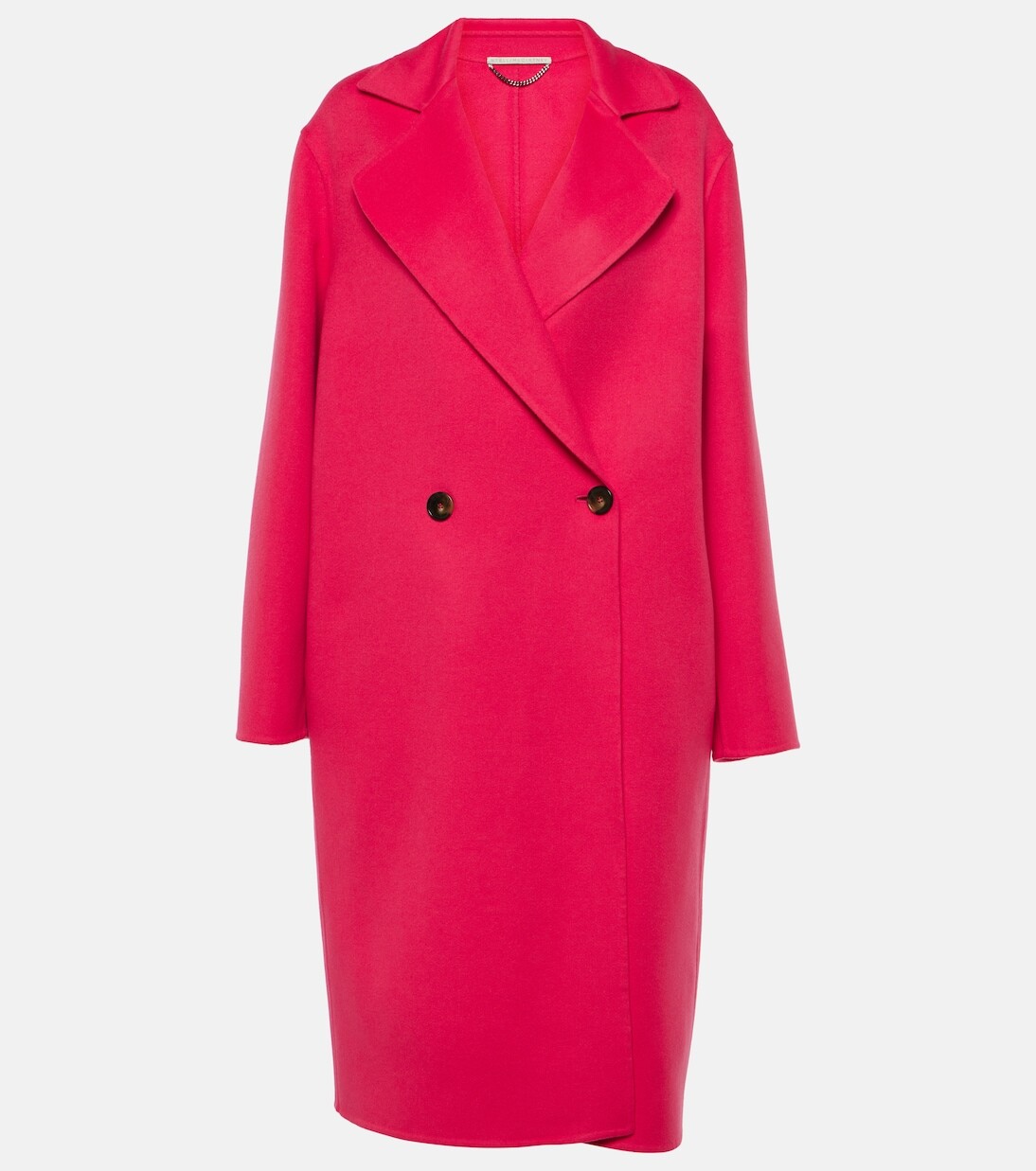

Двубортное шерстяное пальто Stella Mccartney, розовый