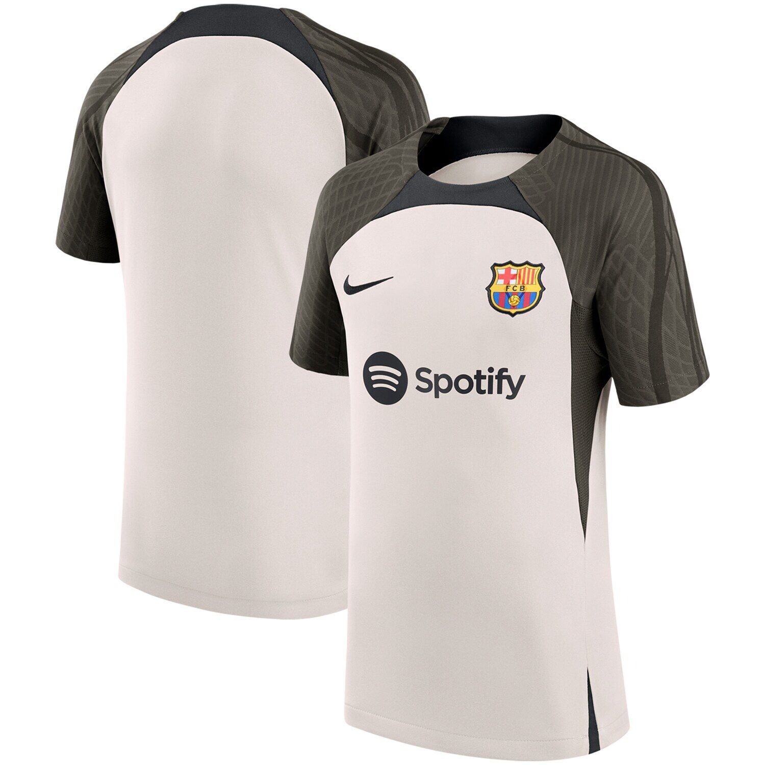 

Молодежный топ Nike Tan Barcelona 2023/24 Strike Performance Nike