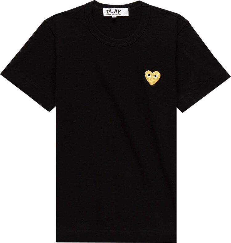 

Футболка Comme des Garçons PLAY Mini Heart Tee 'Black', черный