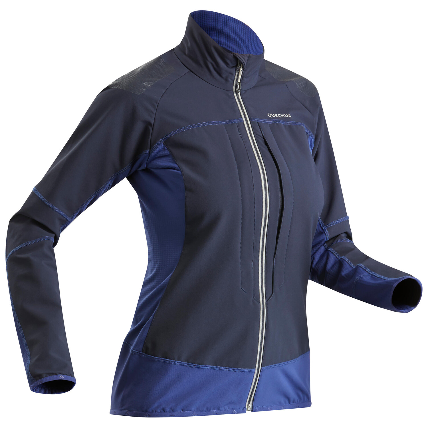 

Куртка женская Quechua Softshell SH900, черный/синий