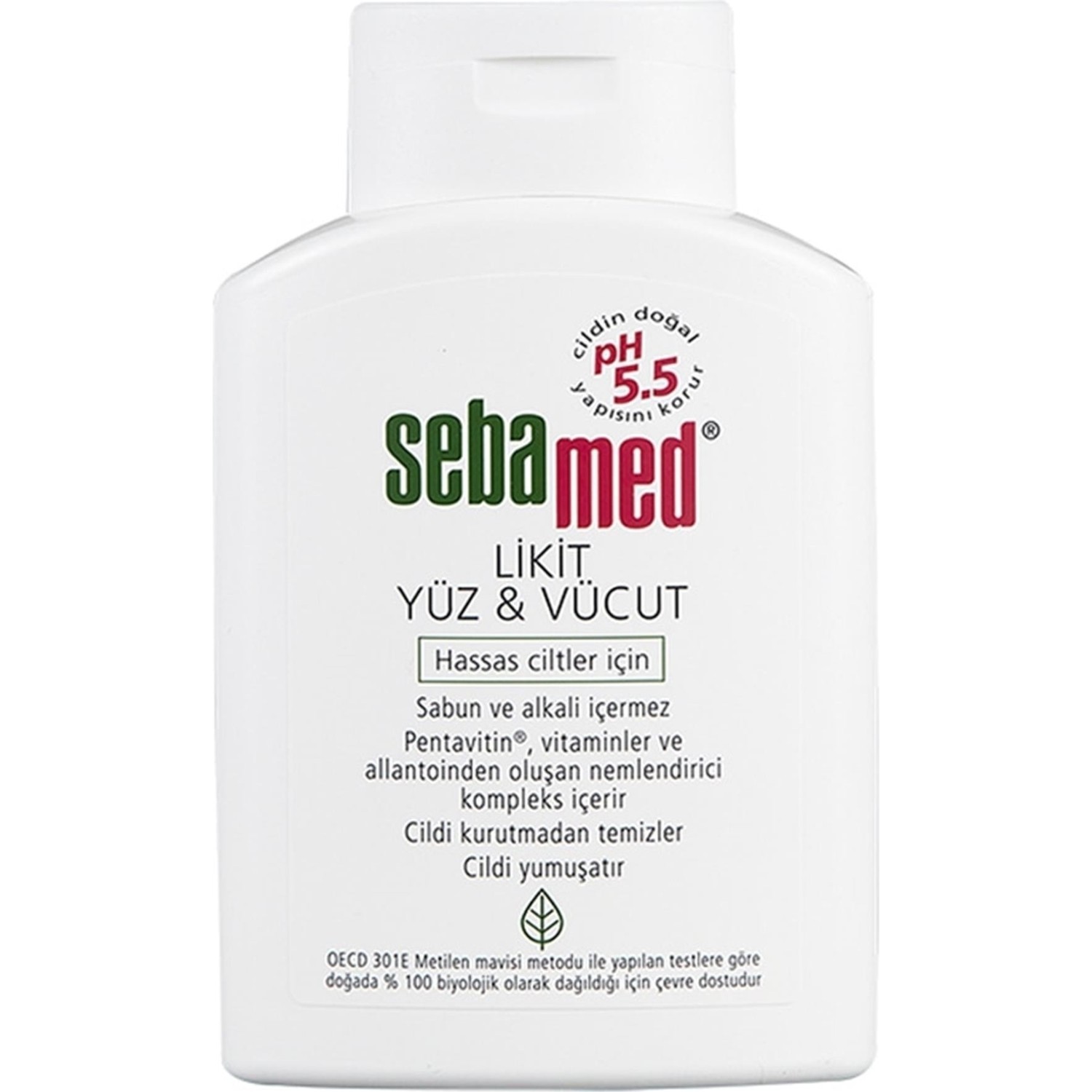 Очищающее средство Sebamed Liquid для лица и тела, 200 мл цена и фото