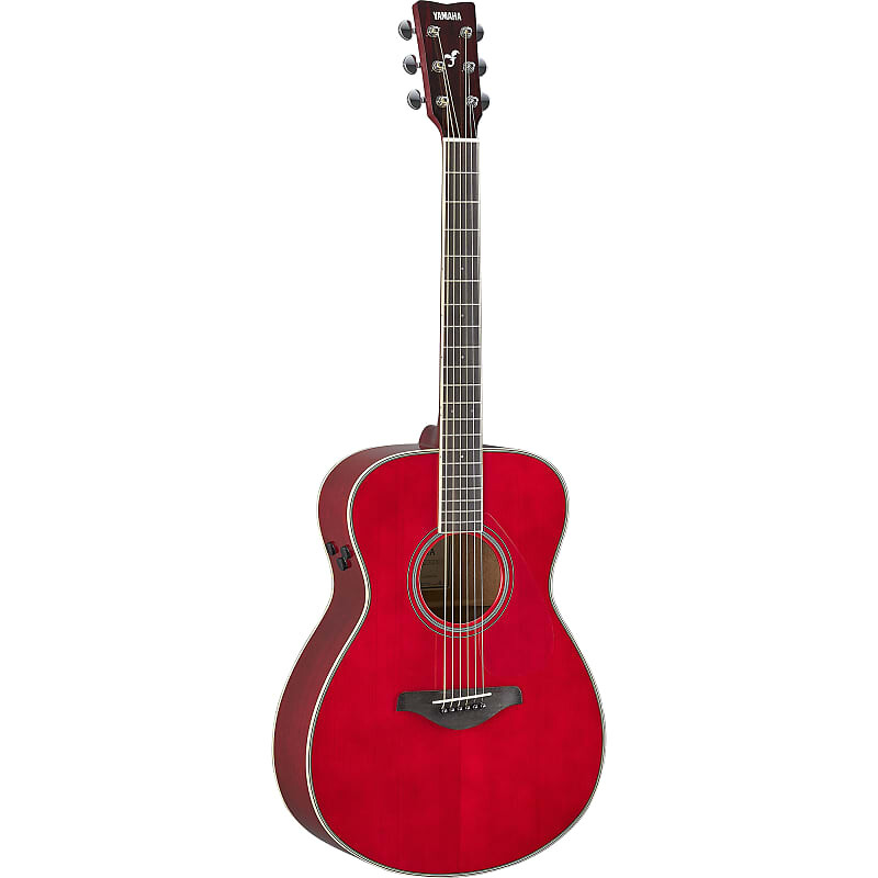 

Акустическая электрогитара Yamaha FS-TA TransAcoustic, верхняя дека из массива ели, рубиново-красный