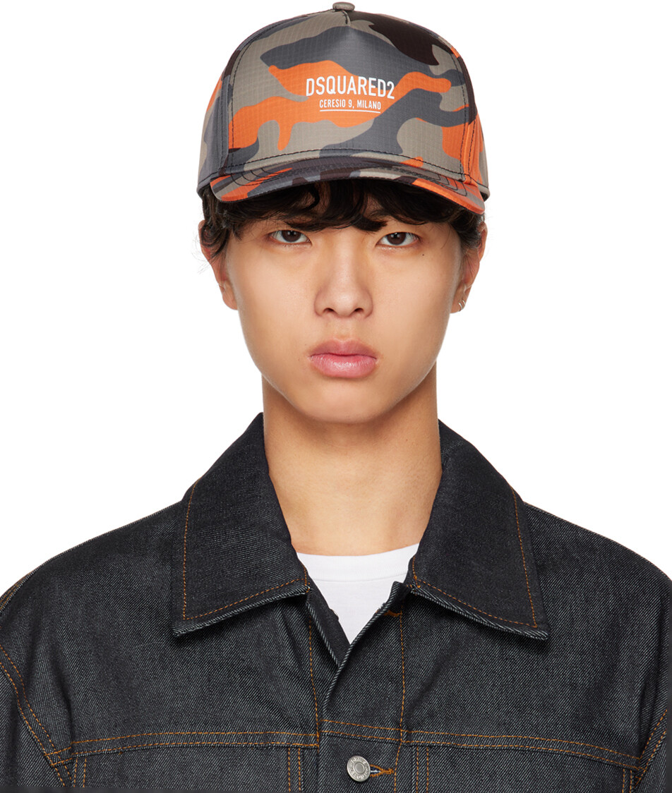 

Оранжевая кепка Ceresio 9 Dsquared2