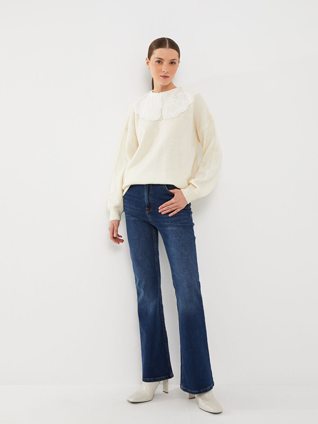 

Испанские прямые женские джинсы LCW Modest