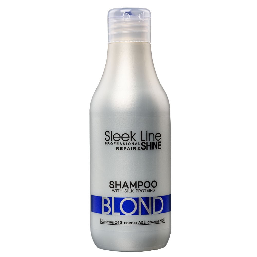 

Stapiz Шампунь Sleek Line Blond Shampoo для светлых волос с платиновым оттенком 300мл