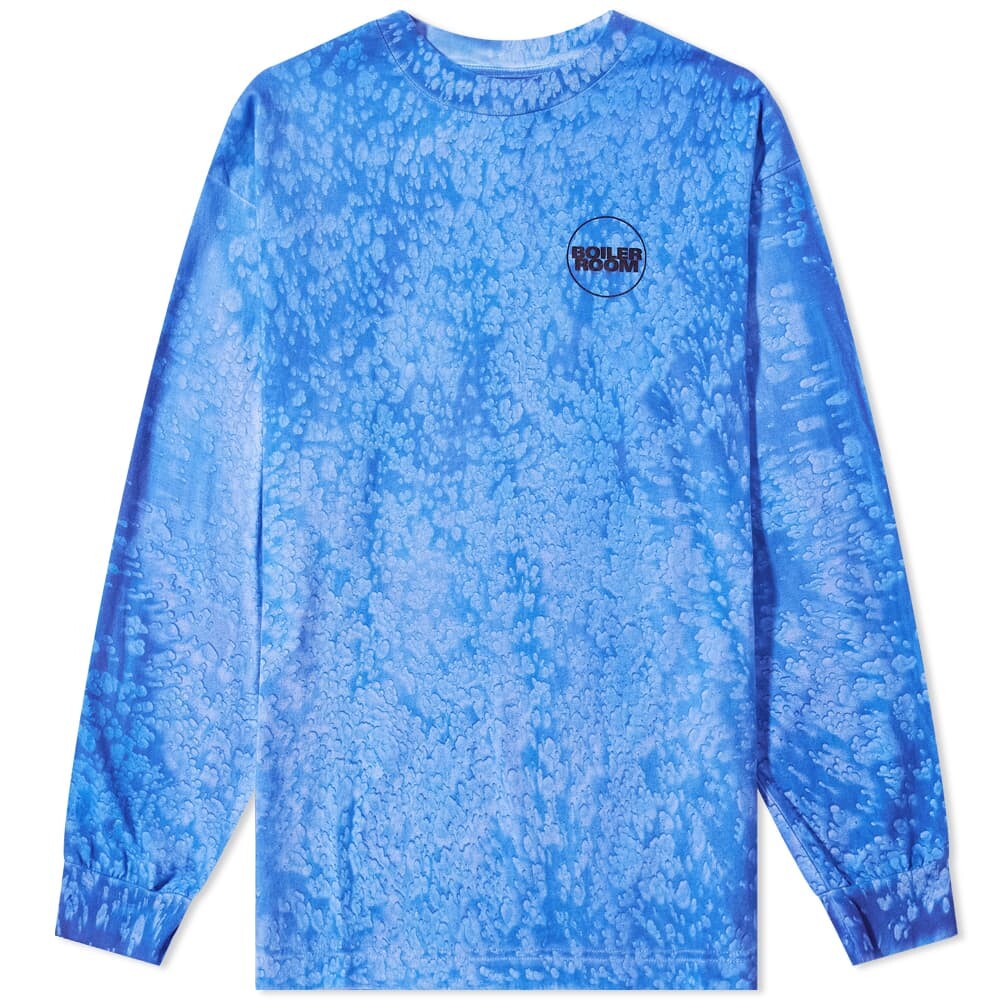 

Футболка Boiler Room Long Sleeve Pigment Tee, Синий