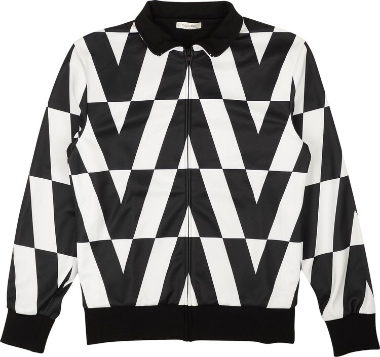 

Толстовка Valentino Optical Print Sweatshirt 'Ivory/Black', разноцветный