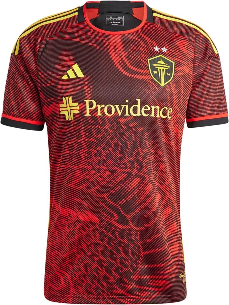 

Adidas Adult Seattle Sounders 2024 Вторичное аутентичное джерси