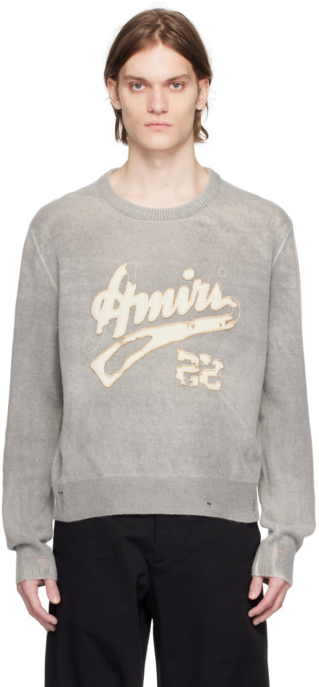 

Серый свитер \22\"" AMIRI