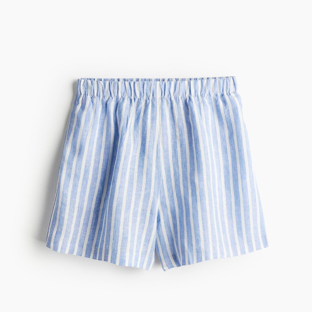 

Шорты H&M Pull-on Linen, синий