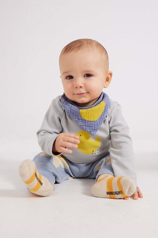 

Боди для малышей Bobo Choses, серый