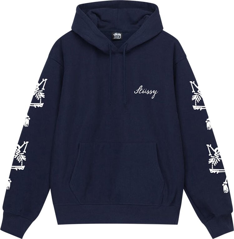 

Худи Stussy Paradise Lost Hoodie 'Navy', синий