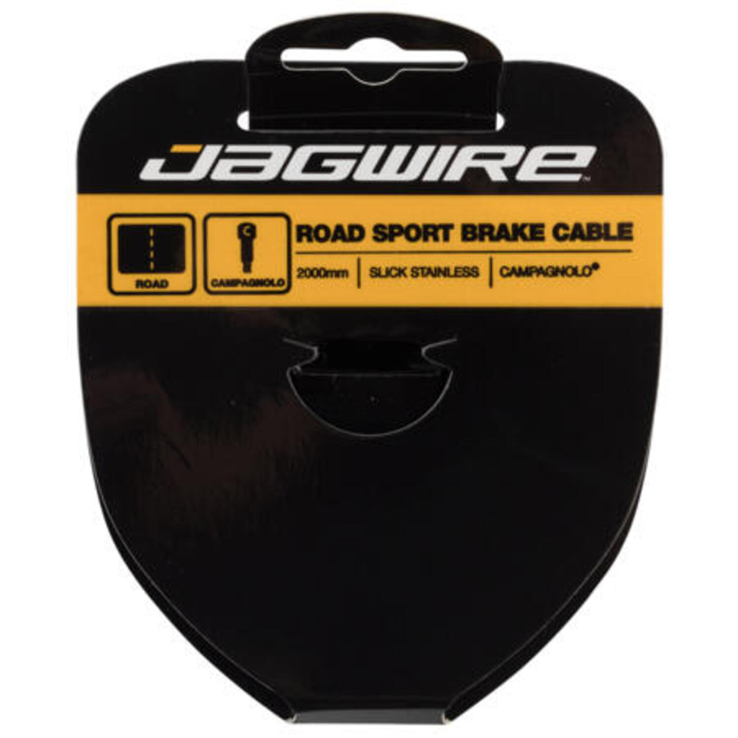 

Трос тормозной Jagwire-1.5X2750мм-Campagnolo, черный / черный / желтый