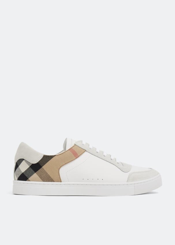 

Кроссовки BURBERRY Reeth sneakers, белый