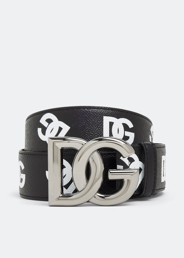 

Ремень DOLCE&GABBANA DG Logo belt, черный