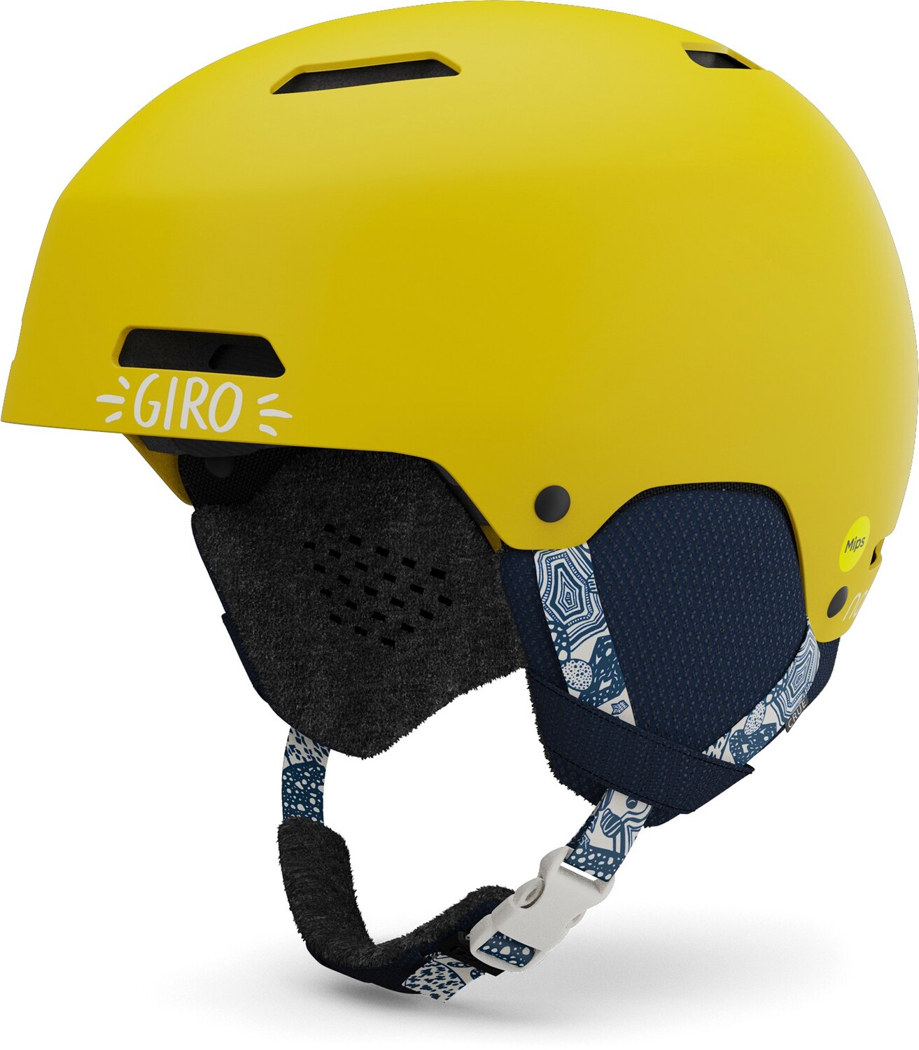 

Снежный шлем Crue MIPS — детский Giro, желтый