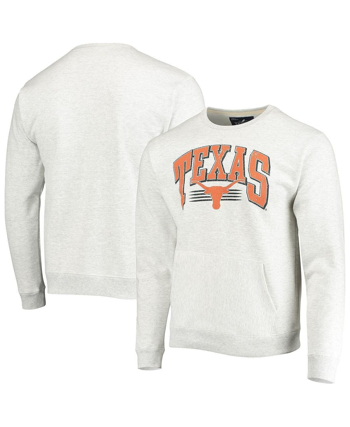 

Мужская серая толстовка с карманом texas longhorns upperclassman League Collegiate Wear, мульти