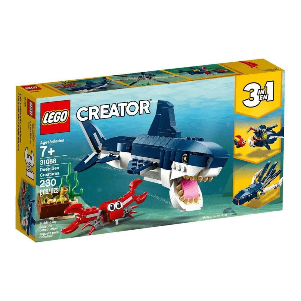 цена Конструктор LEGO Creator 31088 Обитатели морских глубин