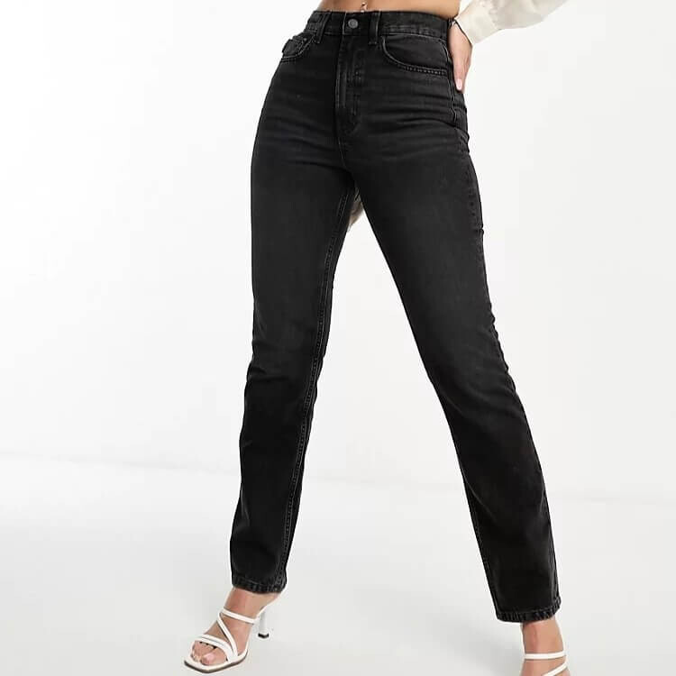 

Джинсы Asos Design Hourglass 90s Straight, черный