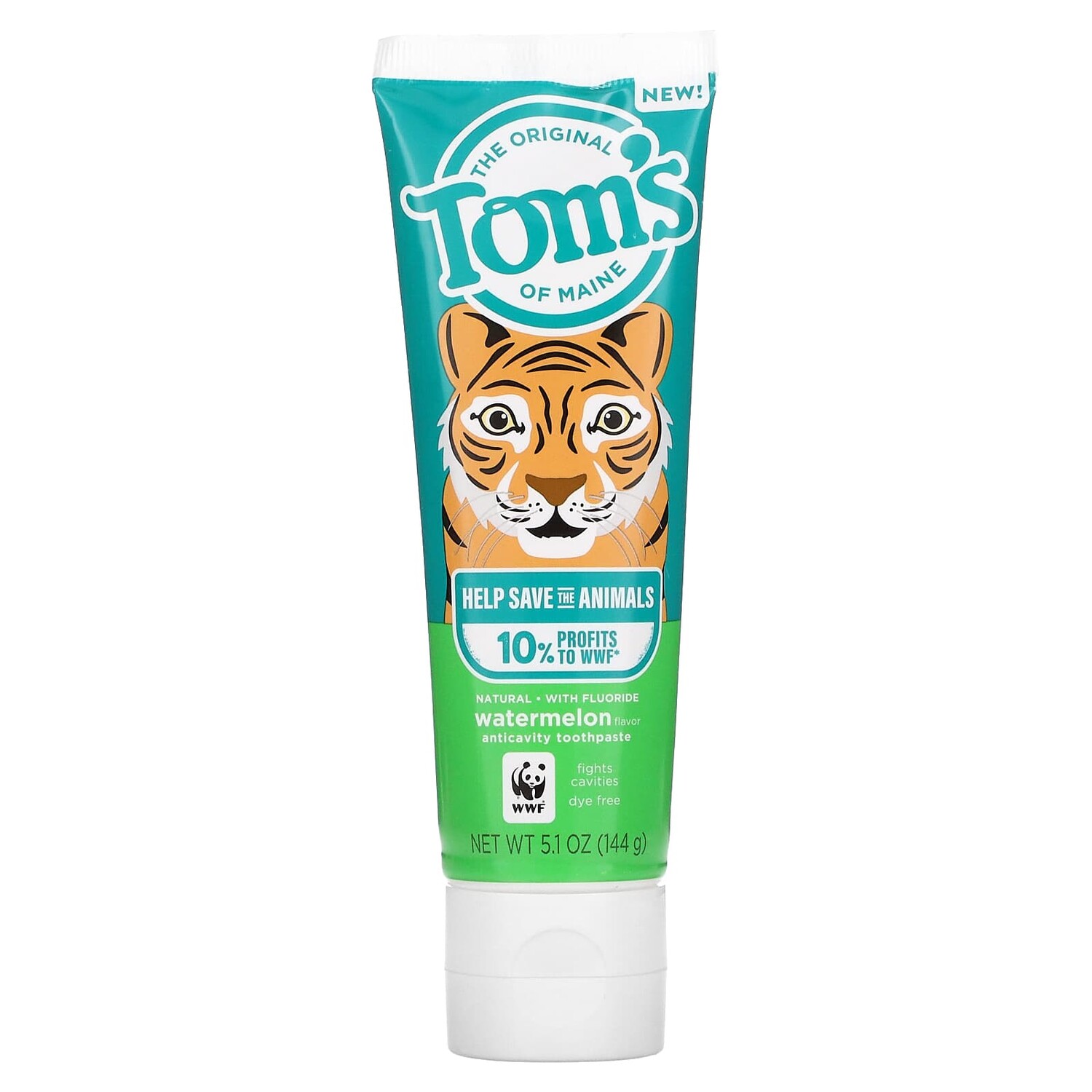 

Натуральная Зубная Паста Toms of Maine против кариеса с фтором, арбуз, 144 г