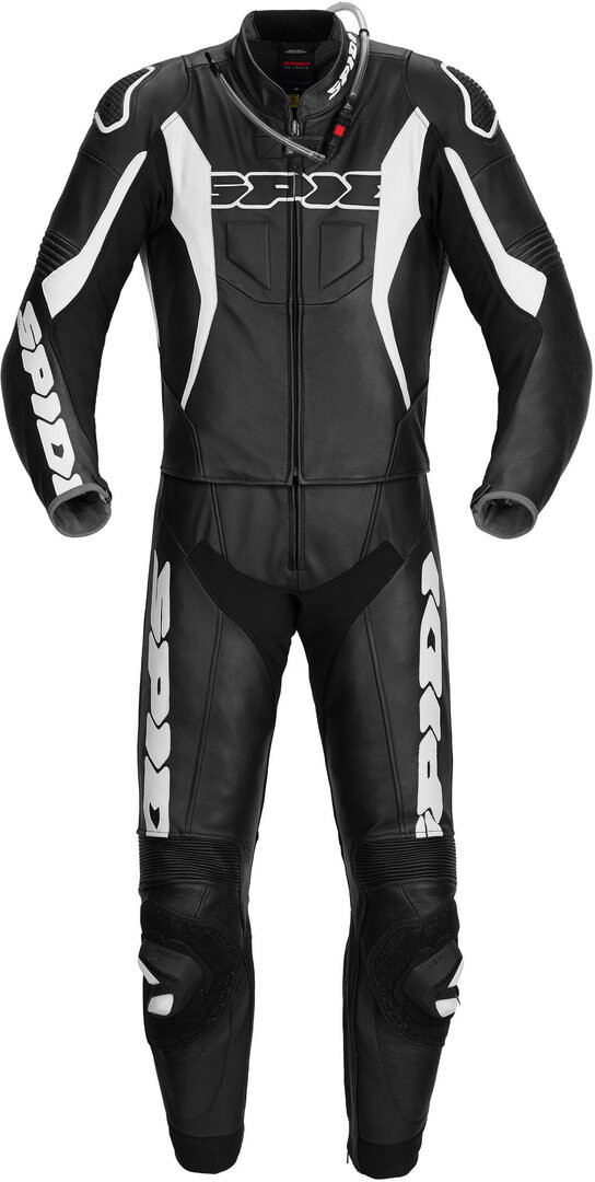 

Spidi Sport Warrior Touring Two Piece Мотоцикл Кожаный костюм, черный/белый