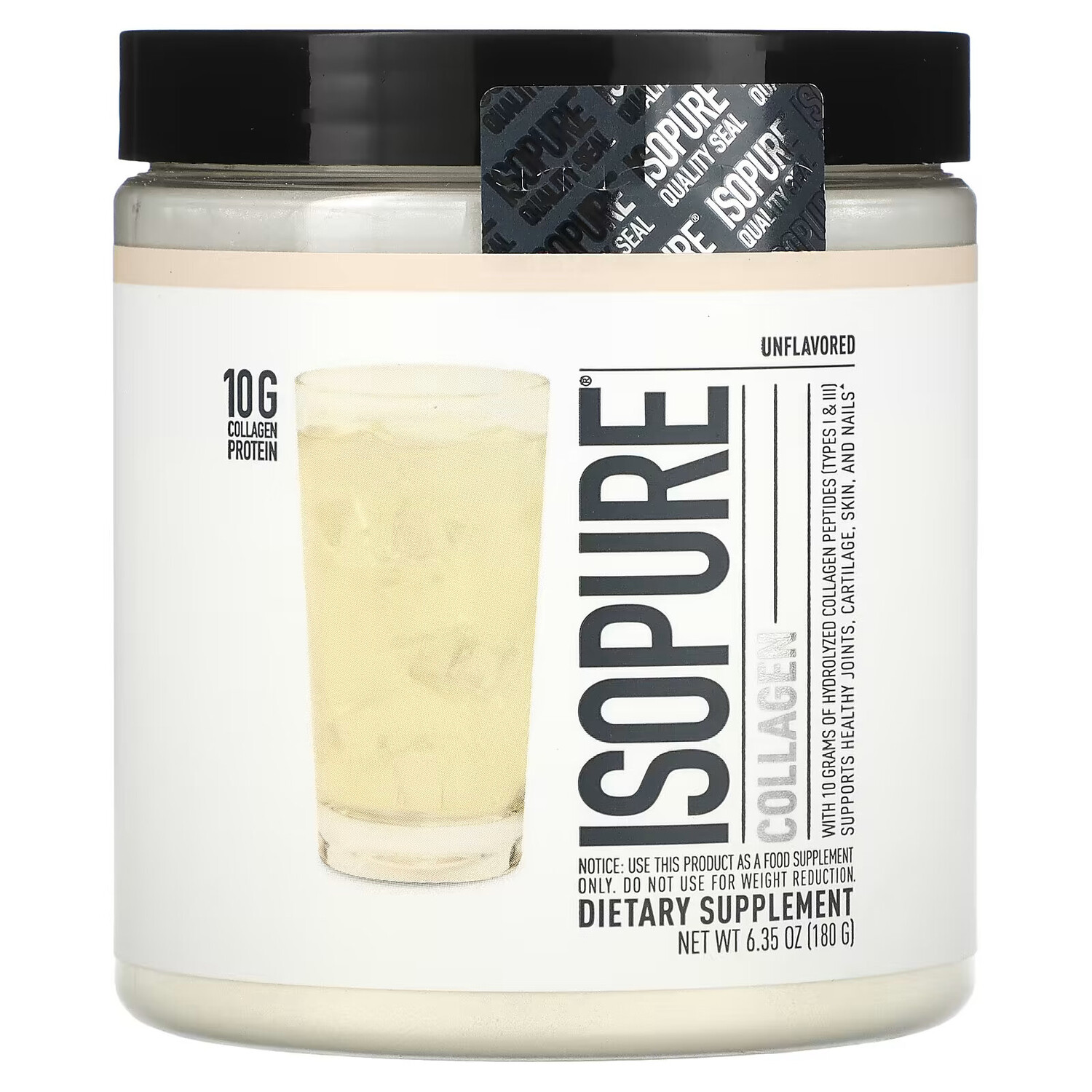 

Isopure, коллаген, без добавок, 180 г (6,35 унции)
