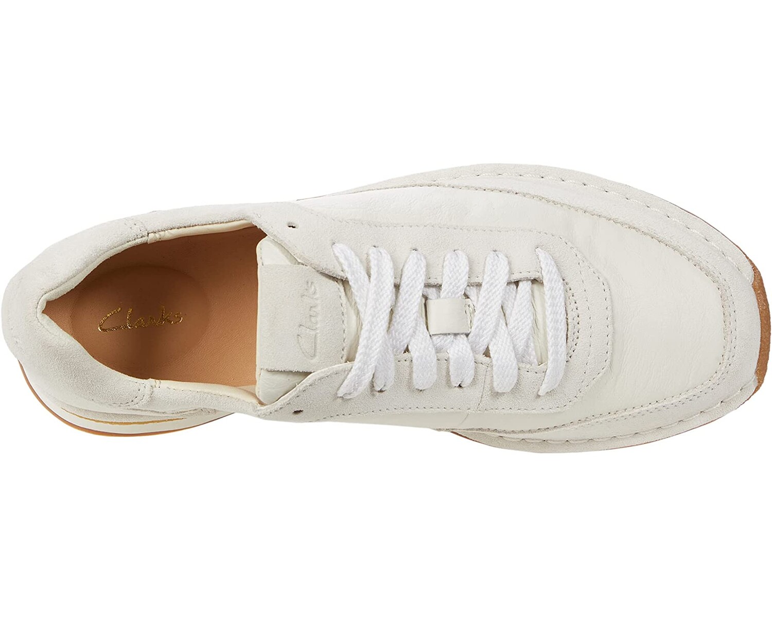 

Кроссовки Craft Run Lace Clarks, замша