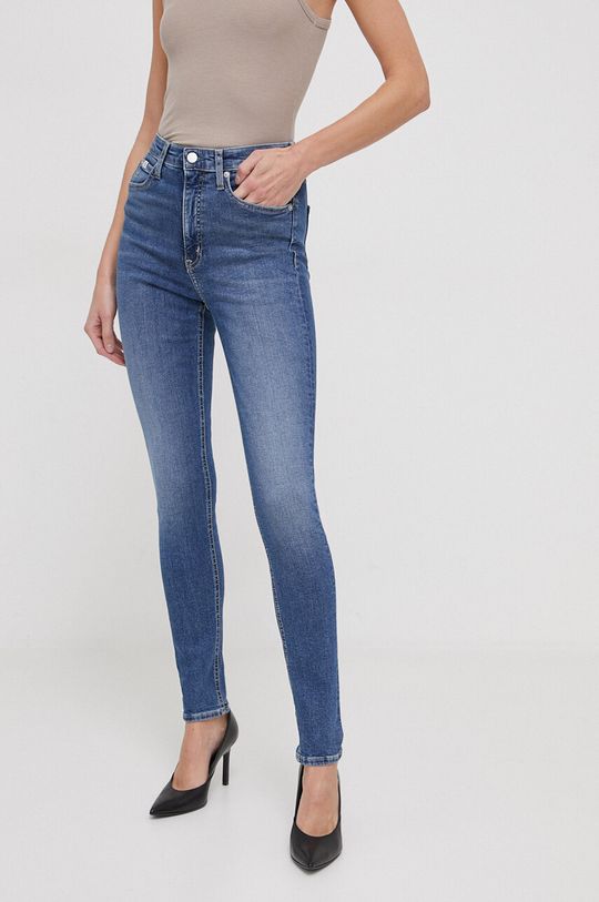 Джинсы Calvin Klein Jeans, синий джинсы скинни calvin klein jeans размер 29 синий
