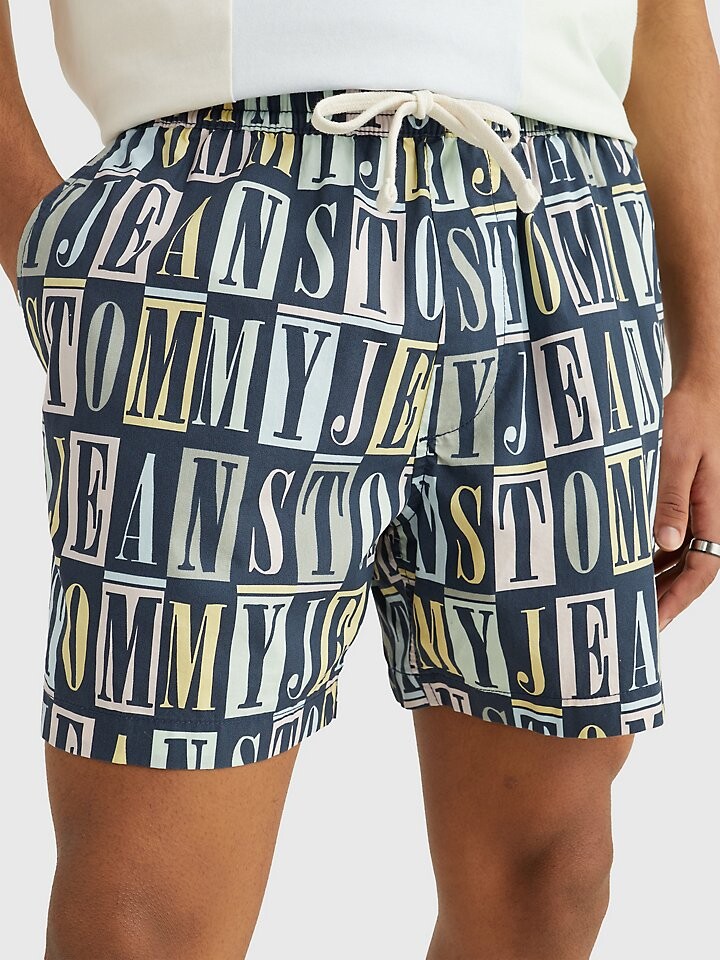 

Короткие шорты с принтом Tommy Block Tommy Jeans