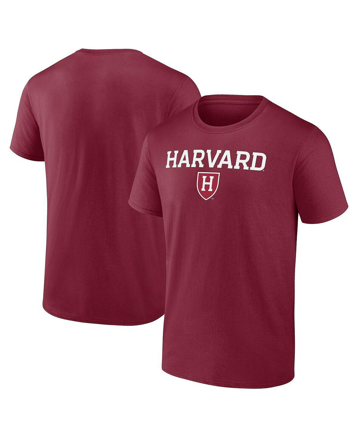 

Мужская футболка с логотипом Crimson Harvard Crimson Campus Fanatics