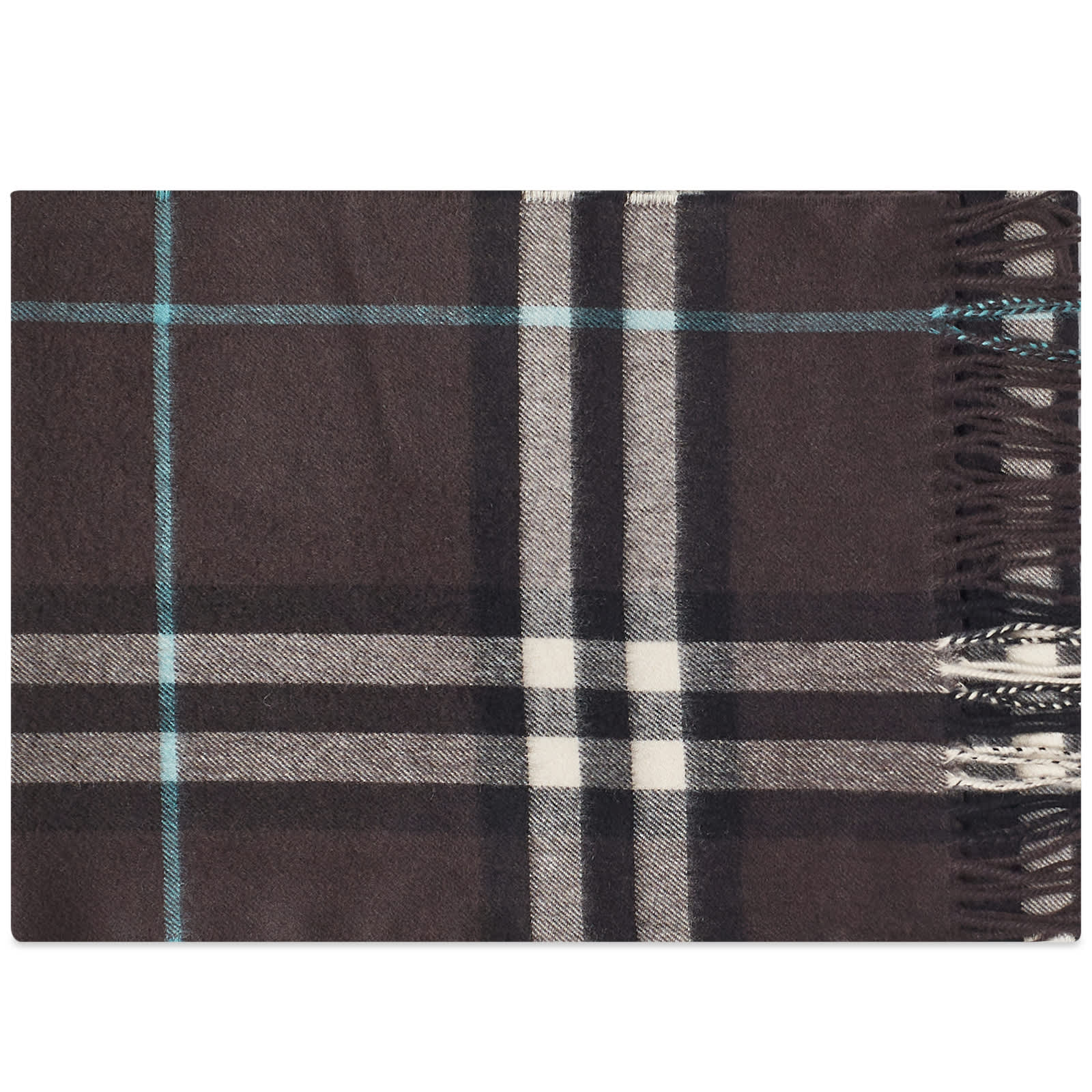 Шарф Burberry Giant Check Cashmere, цвет Otter