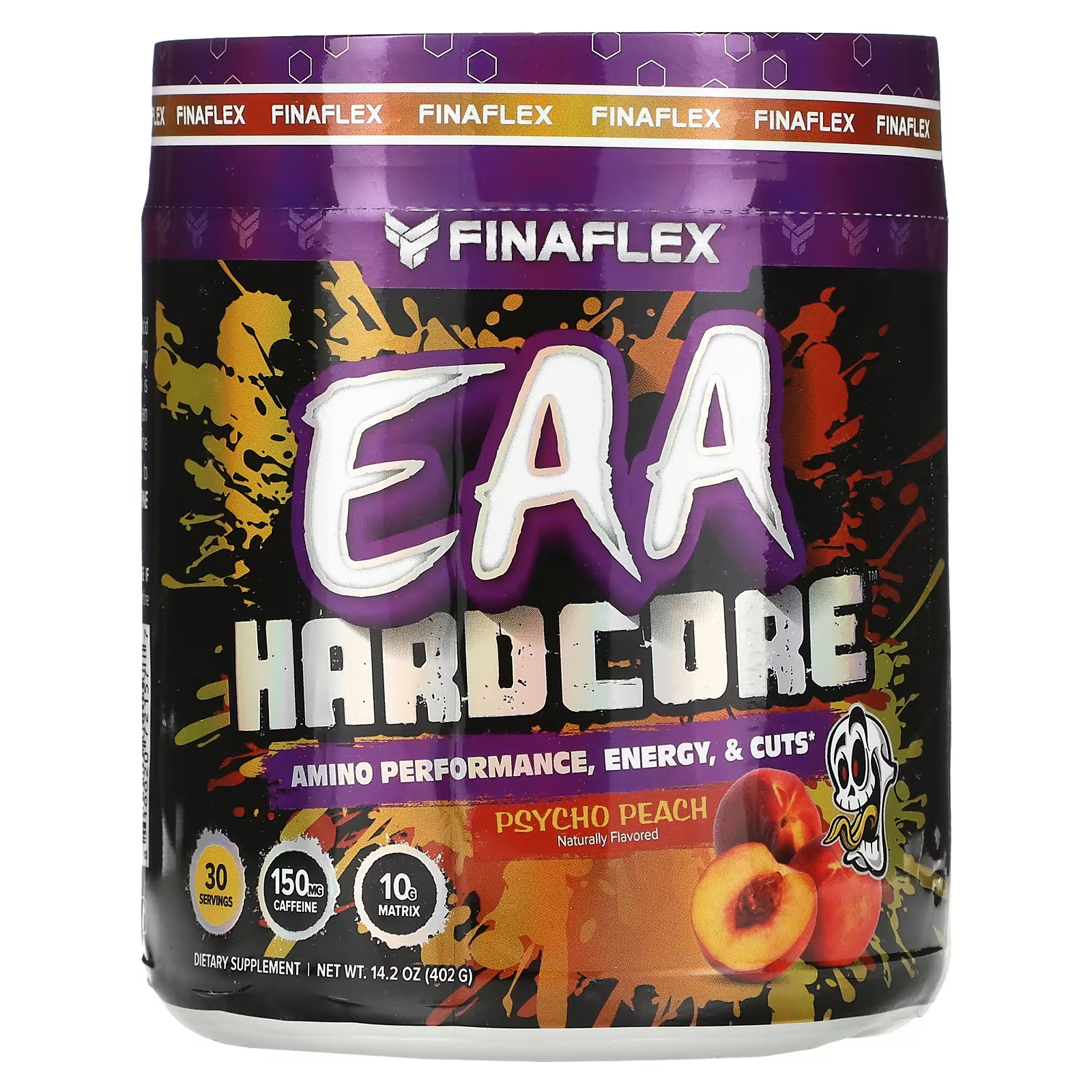 Пищевая добавка Finaflex EAA Hardcore Psycho Peach primaforce eaa незаменимые аминокислоты арбуз 337 г 12 унций