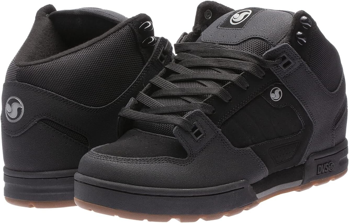 

Кроссовки Militia Boot DVS, цвет Black/Black Gum Nubuck