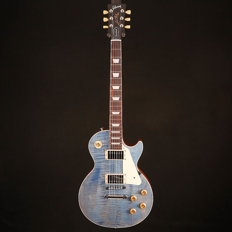 

Электрогитара Gibson Les Paul Standard 50s Figured Top, Ocean Blue 10lbs 1.4oz