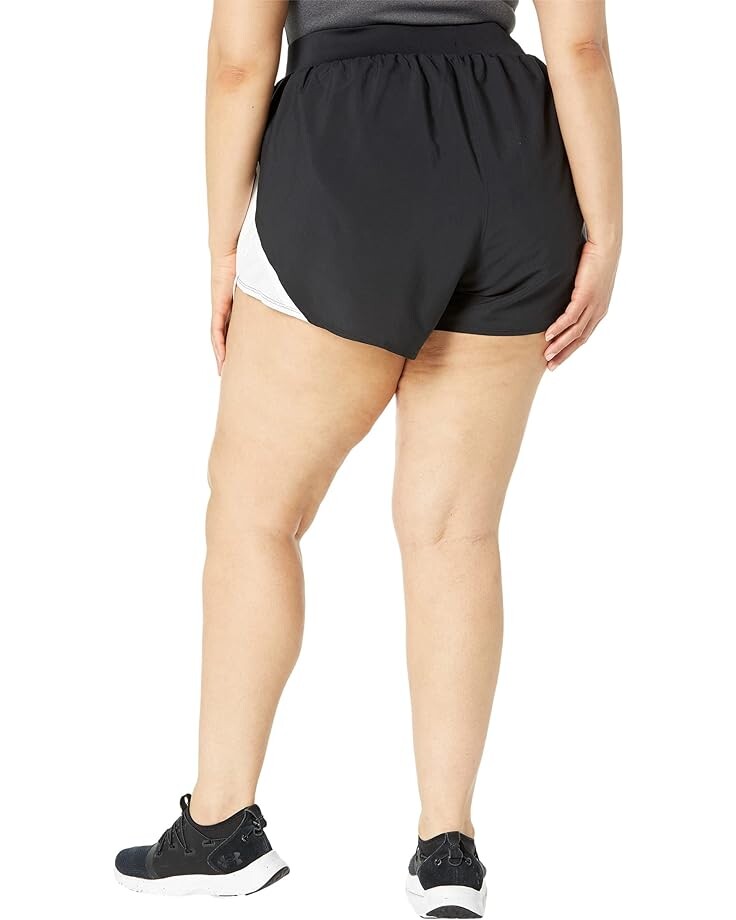 

Шорты Under Armour Plus Size Fly By 2.0 Shorts, цвет Black/Black/Reflective