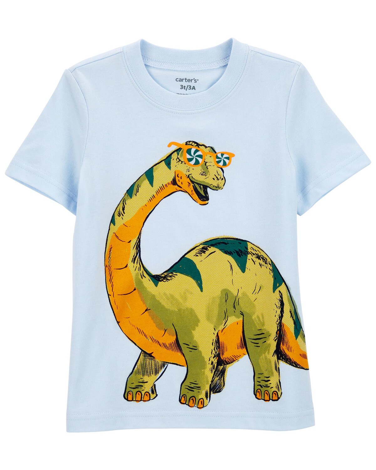

Футболка Baby Dinosaur из джерси Carter's, синий
