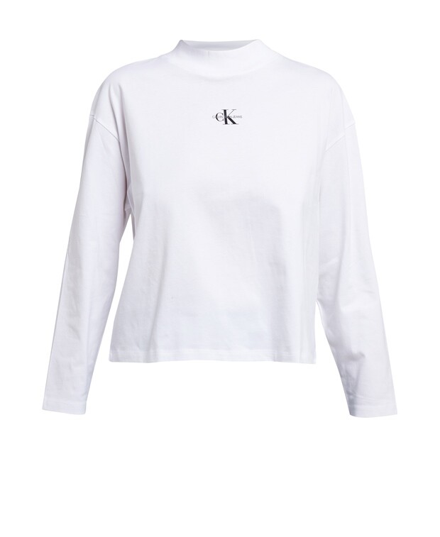 

Топ с длинными рукавами Calvin Klein, белый