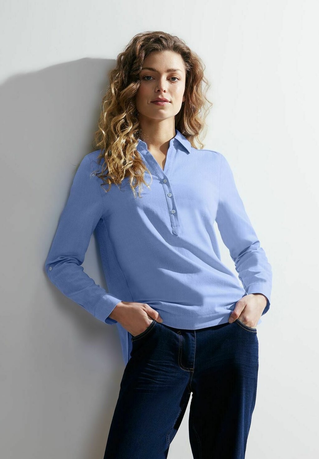 

Блузка Cecil, цвет blau