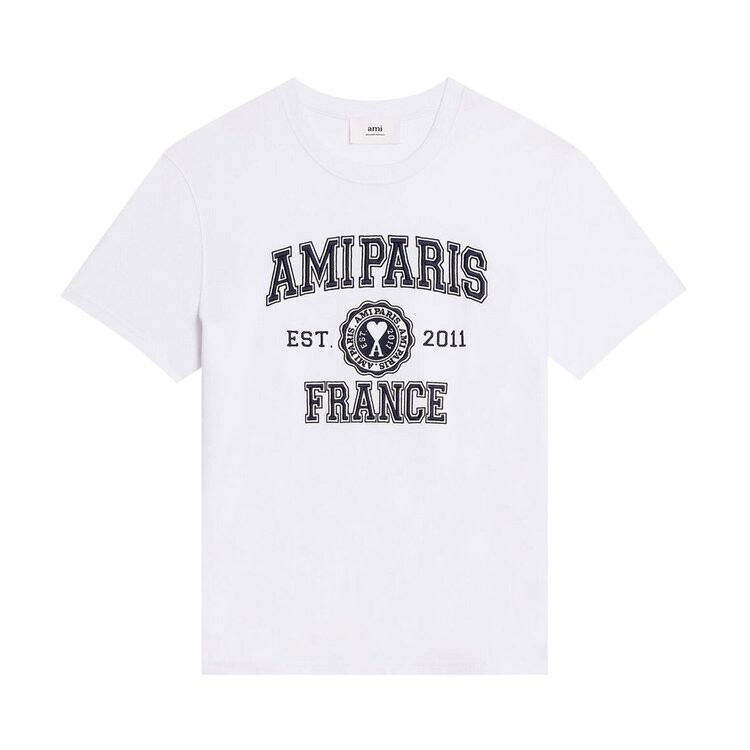

Футболка Ami France Logo T-Shirt White, белый