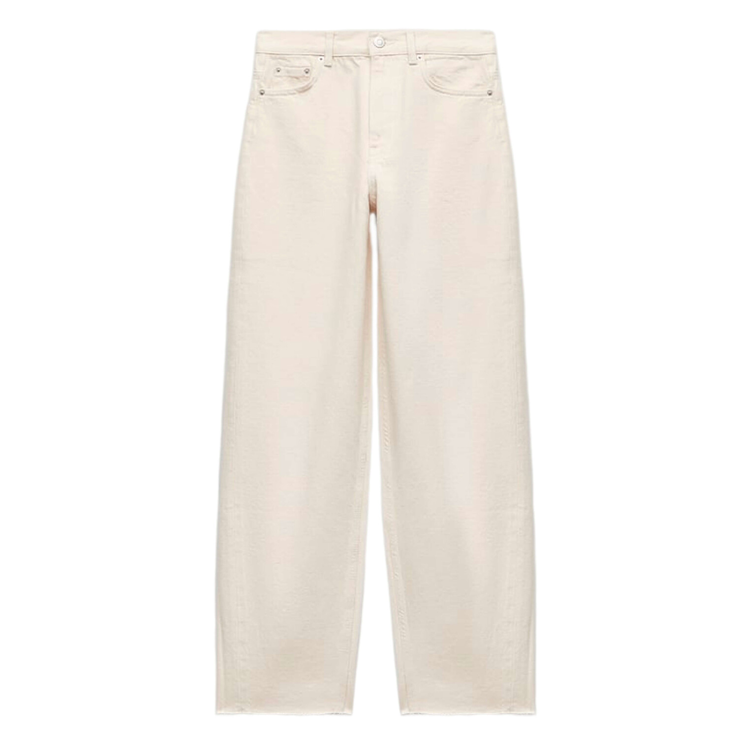 

Джинсы женские средней посадки Zara Zw The Carrot Balloon, бежевый