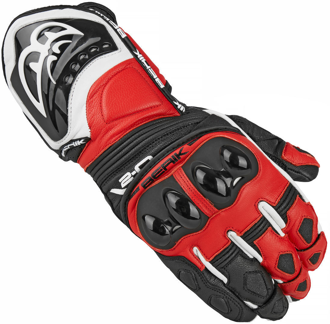 перчатки berik sprint для мотоциклистов черный красный Перчатик Berik Spa для мотоциклистов, черный/красный
