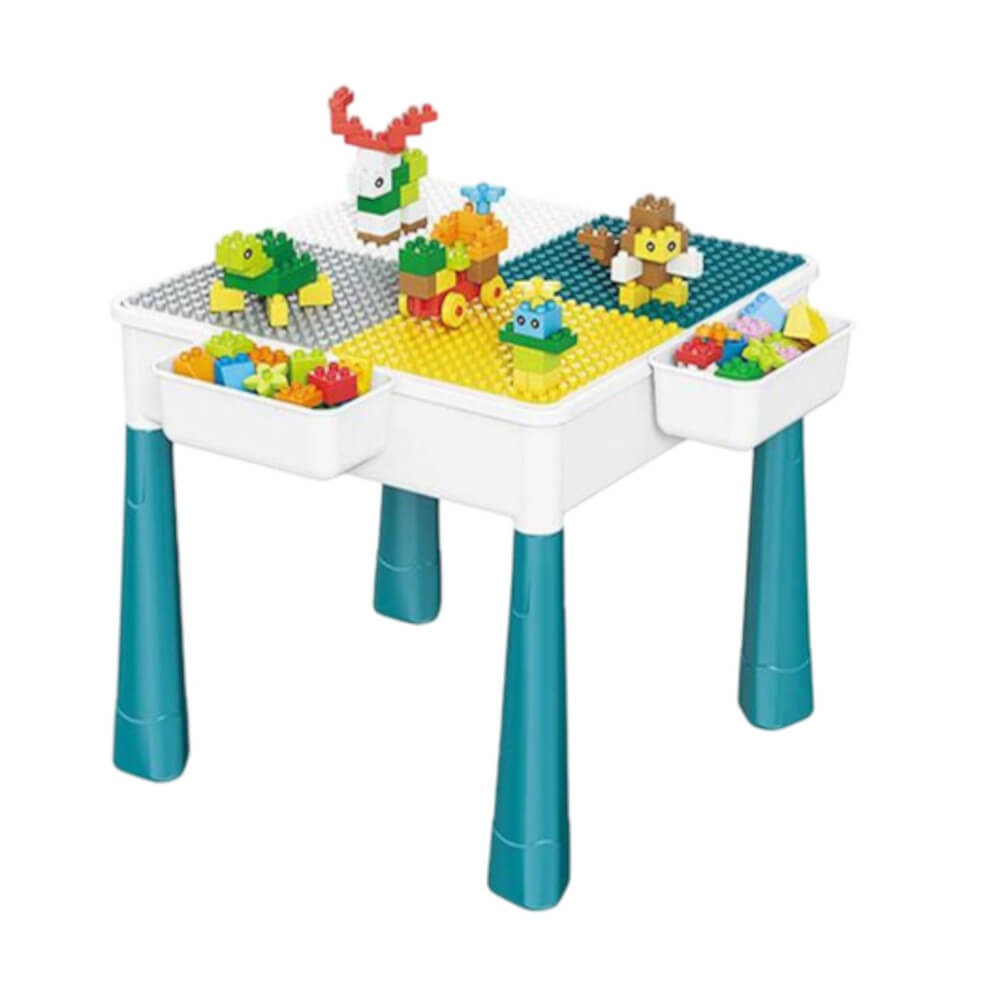 Игровой стол с конструктором Little Learners Multi-purpose Activity Blocks Table деревянный подъемник стол и стул серый детский стол школьный стол и стул детский стол набор детских столов и стульев