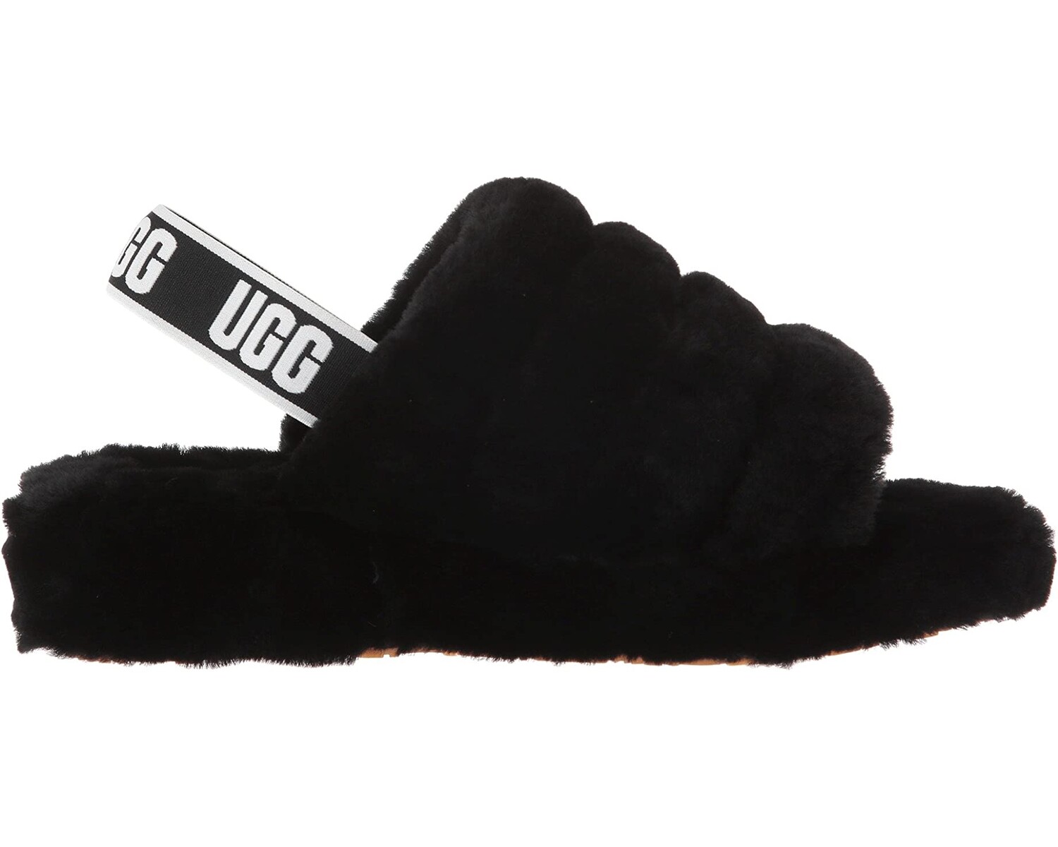 

Слипперы Fluff Yeah Slide UGG, черный