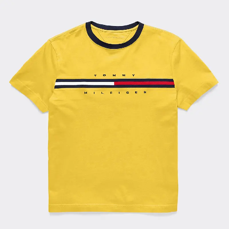 

Футболка Tommy Hilfiger Kids' Flag, светло-желтый