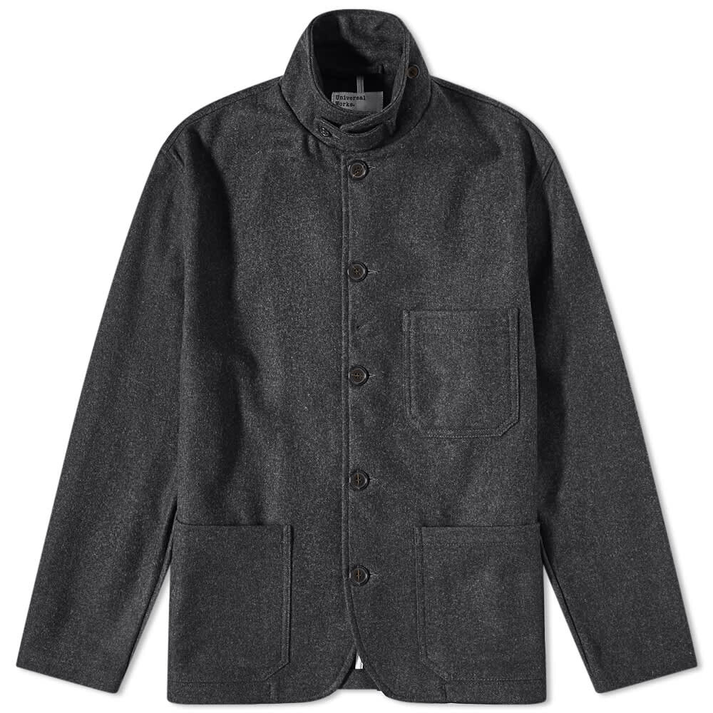 

Шерстяная куртка Melton Bakers Chore Universal Works, Серый