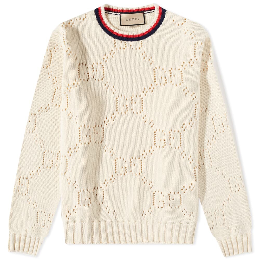 

Джемпер Gucci GG Crew Knit, Белый